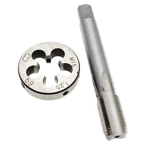 M15x1.25 Thread Tap Die Set Straight Right Hand M15 x 1.25 Metric Round