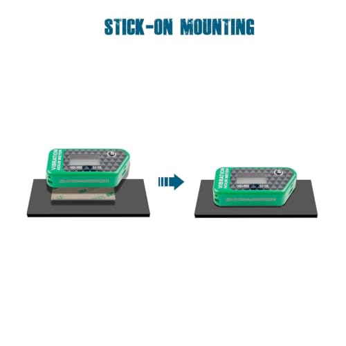Runleader RL-HM016B LCD Vibration Hour Counter (Green) - color: Green