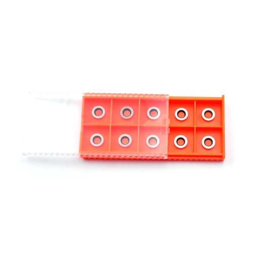 Ci5 8.9mm Round Replacement Carbide Inserts for Woodturning, 10pcs - size: RΦ8.9x1.85-30°
