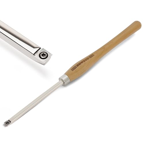 Overall length 23 3/4" Carbide Tipped Rougher Chisel For Woodturning, Beech handle length: 15 1/2", Tool bar length: 8 1/4", with 5 * 15-2.5mm TCT SQUARE BLADE - color: M2049t