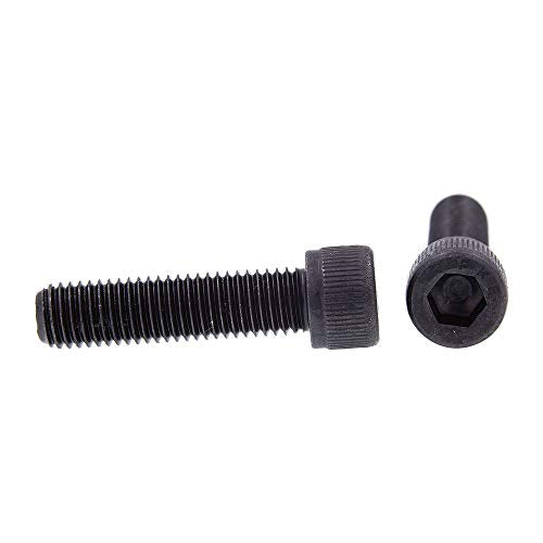 Prime-Line 9178372 Socket Head Cap Screws, Hex (Allen) Drive, 1/4 in-28 X 1 in, Black Oxide Coated Steel (10 Pack)