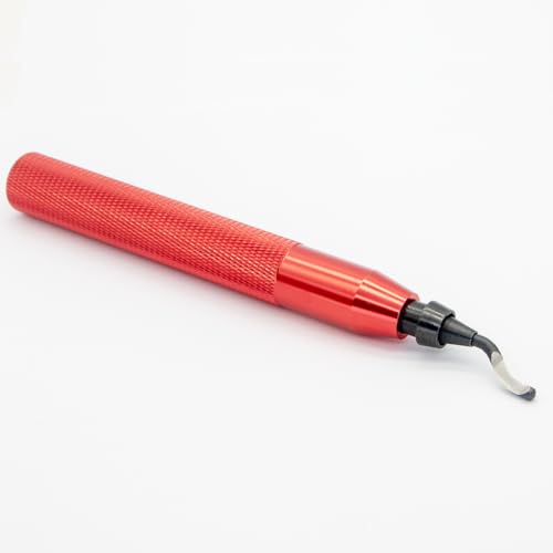 Deburring Tool Set RB3000 with 11 High Speed Steel Swivel Blades, 360 Degree Rotary Head for Metal, Resin, Aluminum, Copper, Plastic, 3D Printing, Brass, PVC Pipes - Ideal for Plumbing - Burr Removal - size: RB3000