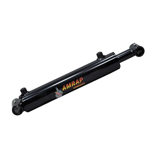 2x24 Hydraulic Cylinder - 2" Bore 24" Stroke Double Acting Welded Cross Tube Hydraulic Cylinder 3500 PSI Retracted: 32, Extended: 56,SAE#6 - size: 2X24