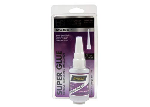 Bob Smith Industries Combo Pack with 1 OZ Medium Viscosity Insta-Cure + TM Cyanoacrylate CA Super Glue and 2 OZ Accelerator Insta-Set TM