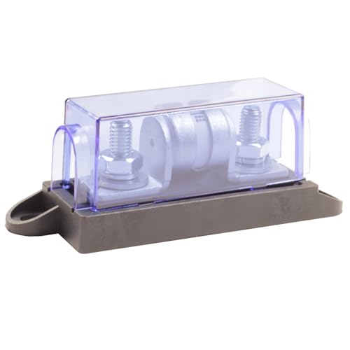 500V AC/DC 350A Class T Fuse Holder, 10kA IR Fuse Block 350amp for Inverter and High- Power Appliances in Marine Boats, Cars, Trucks, RVs - style: 500V 350A