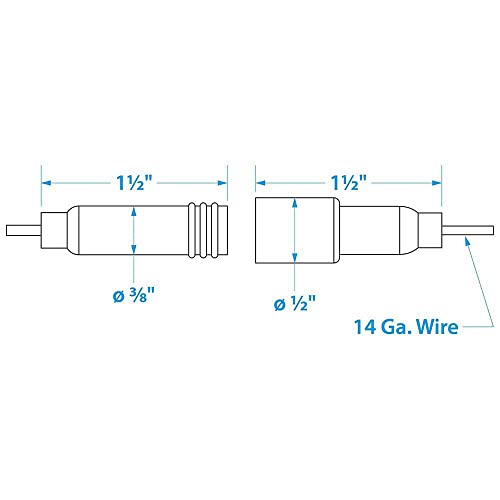 SEACHOICE 12751 Inline Fuse Holder 20A, Pack of 1 - size: One Size