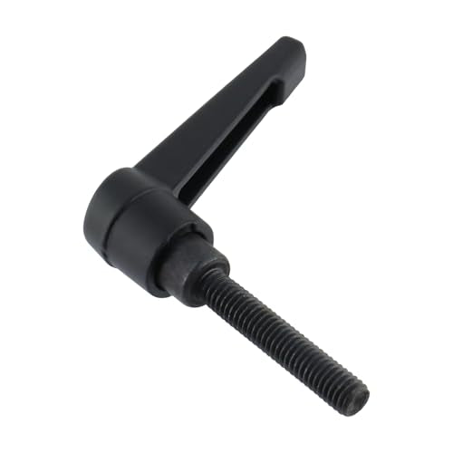 Clamping Lever Handles M6 x 32mm Push Button Ratchet Lever Male Threaded Stud Adjustable Handles Hand Knobs Rotating Screw Handles Bolts with Locking Lever -6pcs - size: M6 x 32mm