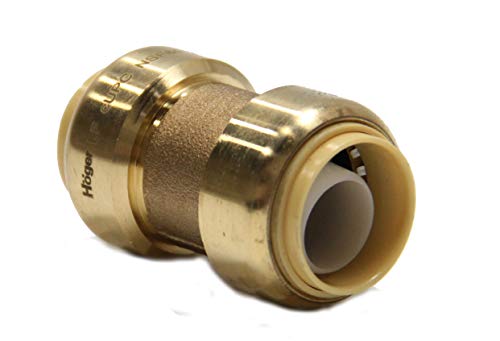 10piece EFIELD 3/4 Inch Straight Coupling Push-Fit Fitting - size: 3/4 Inch(P10), style: Straight Coupling