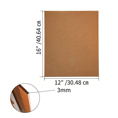2 Pieces 12" x 16"Clear Acrylic Sheet Cast Plexiglass 1/8”Thick (3mm) Plexiglass Sheet Clear Plastic Sheet, for Sign,Craft, Photo Frame, DIY Display Projects… - size: 2 piece12" x 16" 3mm