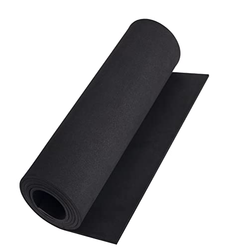Black eva Foam roll, (1mm to 20mm) Premium Cosplay EVA Foam Sheet,2mm Thick,49"x13.5",High Density 86kg/m3 for Cosplay Costume, Crafts, DIY Projects by MEARCOOH - color: Black, size: Thickness-2mm