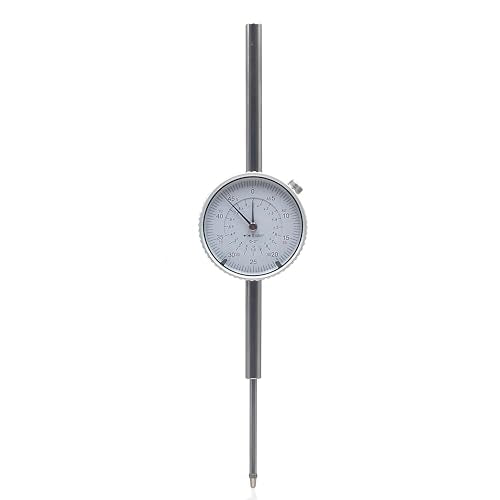 HFS Dial Indicator, 0-2" Range, 0.0005" Graduation, 1/4" Lug Back - size: 0-2" x 0.0005"