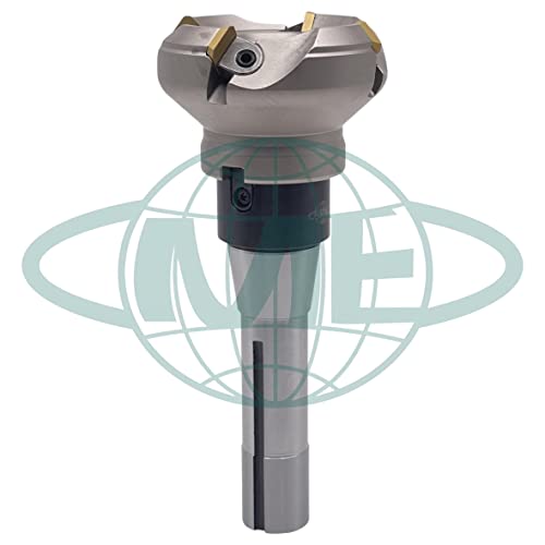 CME 2-1/2" 45° Indexable Face Mill w/ R8 Arbor, SEAN42 Inserts Included, 4 Flutes