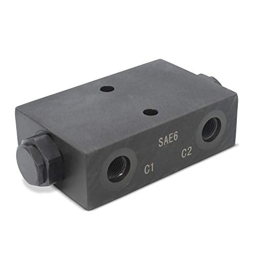 Double Pilot Operated Hydraulic Check Valve, #6 SAE Ports, 11 GPM