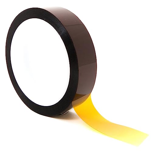 Bertech - PPT2-1 Polyimide Tape, 2 Mil Thick 1 Inch Wide x 36 Yards Long, Polyimide Film with Silicone Adhesive, 3 Inch Core, RoHS and REACH Compliant - size: 1 Inches