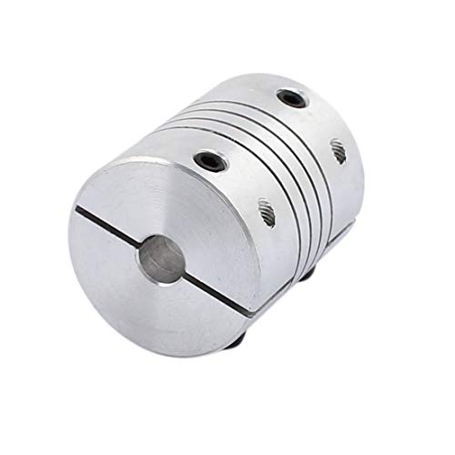 6mm to 12mm Shaft Coupling 30mm Length 25mm Diameter Stepper Motor Coupler Aluminum Alloy Joint Connector for 3D Printer CNC Machine DIY Encoder 2pcs - size: L30xD25mm 6x12mm 2pcs