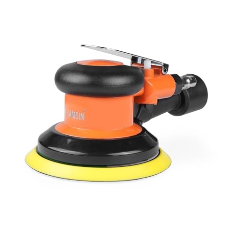 Pneumatic Random Orbital Sander 6" Air Palm Sander, Orbit 11000 RPM - style: 6 Inch 17-Hole
