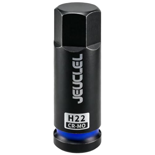 22mm Hex Impact Bit Socket, H22 1/2" Drive Allen Socket, Cr-Mo - size: 1PC | H22 22MM