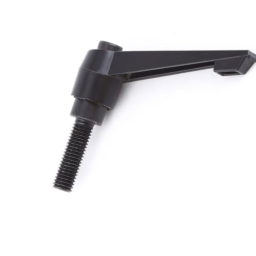 Ymiko Adjustable Fixing Handle M10 1.5 Thread Handle S Adjustable Handle Clamping Lever with Stud Ratcheting Feature Coating M10*25 (M10*30) - size: M10*30