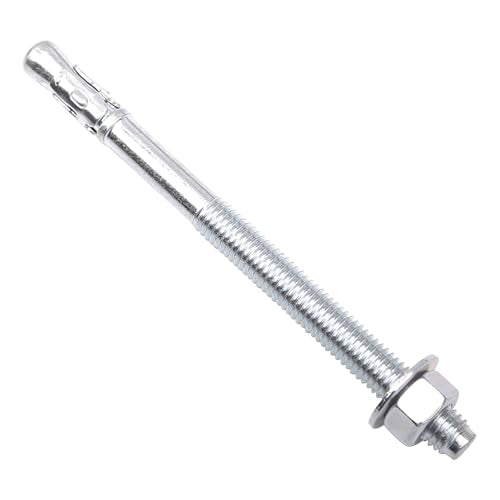 1/2" x 7" Concrete Anchors Wedge Anchor, Carbon Steel,10 Pcs - size: 1/2"x7"