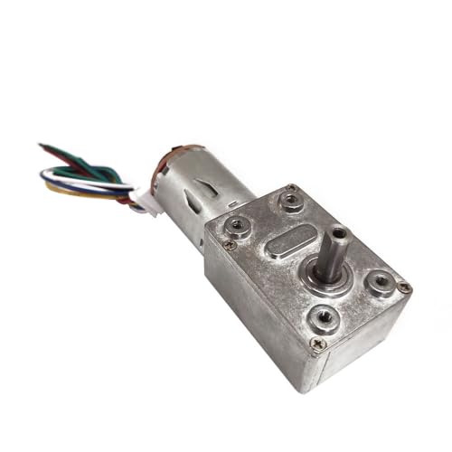BRINGSMART JGY-370B DC 12V 6rpm Electric Worm Gear Motor Encoder Disk - size: 12V 6rpm