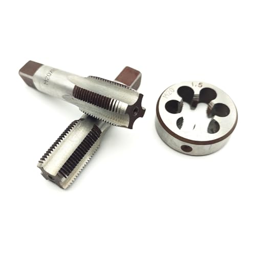 AtticZone M20 x 1.5 Metric Hand Thread Tap and Die Set, Right Hand - size: M20x1.5