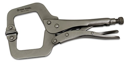 6 Pack - 11” C-Clamp Locking Pliers, Swivel Pads