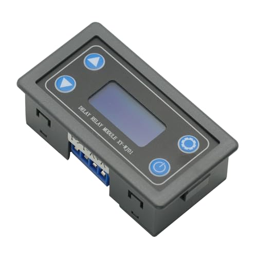 DC 6~30V 12V Timer Switch LED Digital Time Delay Relay Module Programmable Timer Relay Control Switch Timing Trigger Cycle,12V Time Relay