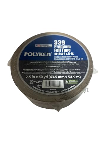339 Premium Cold WHEATHER FOIL Tape 339 2.5 in X 60 yd (1)