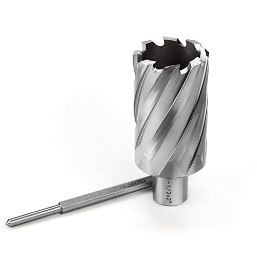 OSCARBIDE 1-1/2" x 2" HSS Annular Cutter 3/4" Weldon Shank Mag Drill Bit
