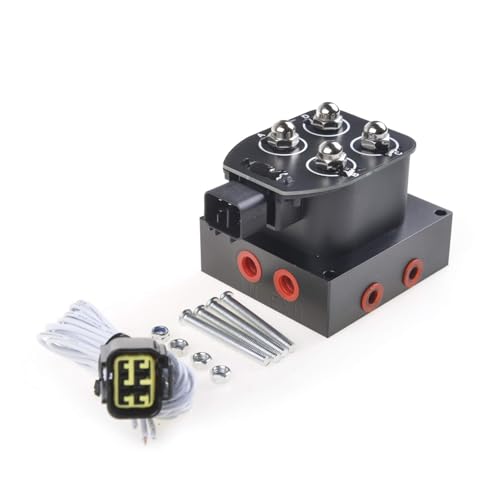 Air Ride Controller Air Ride Manifold Bag Solenoid Valve - color: Valver, size: NO pressure gauge