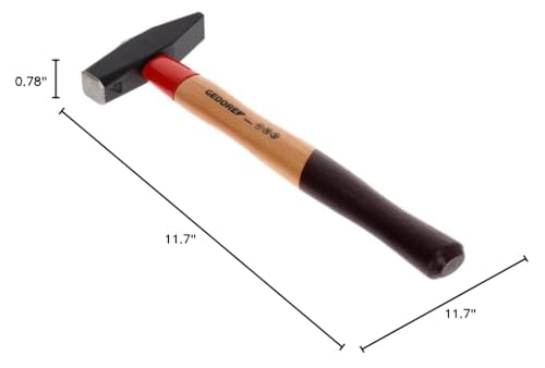 GEDORE 600 H-300 Engineers' Hammer ROTBAND-Plus 300 g - size: 300 Grams, style: 600 H