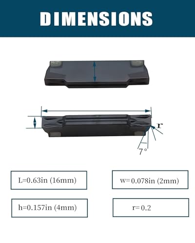 MGEHR2020-2 Grooving Holder Indexable - color: MGEHR2020-2 + MGMN200