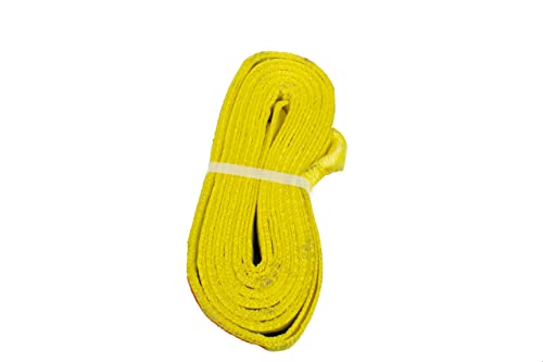 Kennedy Wire Rope & Sling Co. 3" x 14' 2-Ply Twist Eye Polyester Lifting Sling (Various Sizes in Listing) Made in The USA - color: 3" 2-Ply Twist Eye (Type 4), size: 3" x 14'