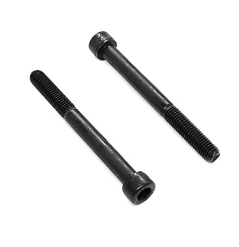 6pcs M10 x 100mm Black Socket Cap Bolts Screws 12.9 Grade Alloy Steel - size: 6pcs M10 x 100mm