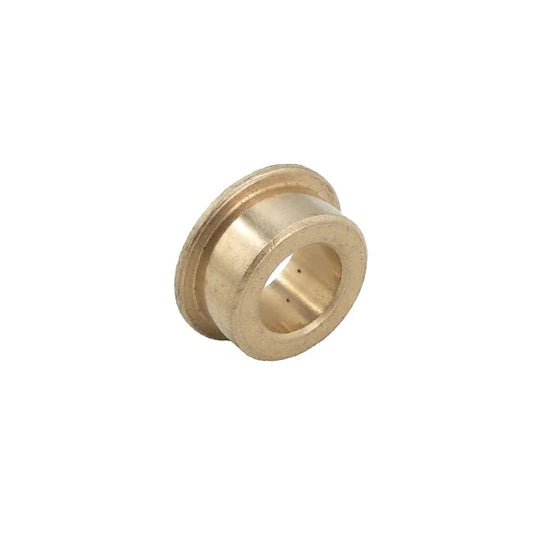 Flanged Bronze Bushings, 0.375" Round Bore ID x 0.625" OD x 0.750" Flange x 0.25" Width (0.313" OAL), Oil Impregnated Bronze Flanged Bushings (6 Pack)