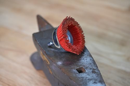 Century Drill & Tool 77223 Nylon Abrasive Cup Brush, 2", Fine - size: 2" Fine