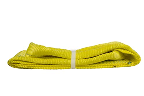 Kennedy Wire Rope & Sling Company 3inches x 3' 2-Ply Twist Eye Polyester Lifting Sling (Various Sizes in Listing) Made in The USA - color: 3" 2-Ply Twist Eye (Type 4), size: 3" x 3'