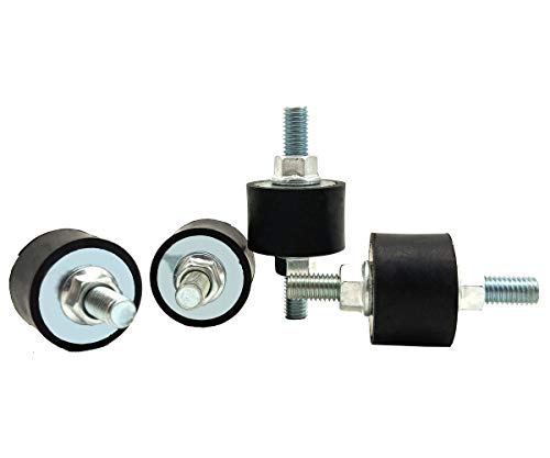 EASYEAH M10 Rubber Studs Shock Absorber Anti-Vibration Isolator Mounts - size: VV-M10x28-40x30