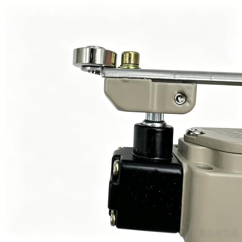 WLCA12-2-Q Adjustable Roller Lever Arm Limit Switch, 380V, 10A, NC-NO Momentary, Aluminum Shell, Double-Circuit, for Mechanical Position Monitoring (2, WLCA12-2Q) - size: WLCA12-2Q