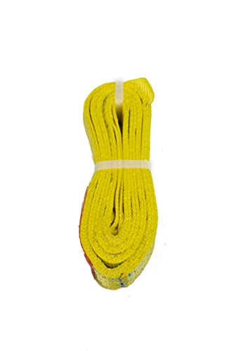 Kennedy Wire Rope & Sling Company 2inches x 8' 2-Ply Twist Eye Polyester Lifting Sling (Various Sizes in Listing) Made in The USA - color: 2" 2-Ply Twist Eye (Type 4), size: 2" x 8'