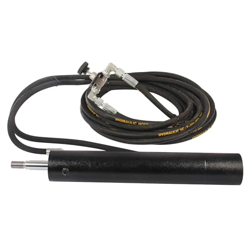 KAKA INDUSTRIAL Hydraulic Cylinder for Metal Bandsaw, 18.3" Retracted to 25.6" Extended Length, M16 Thread Mounting Hole, Replacement for Metal Cutting Bandsaw Equipment BS-2114T - size: BS-2114T Hydraulic Cylinder