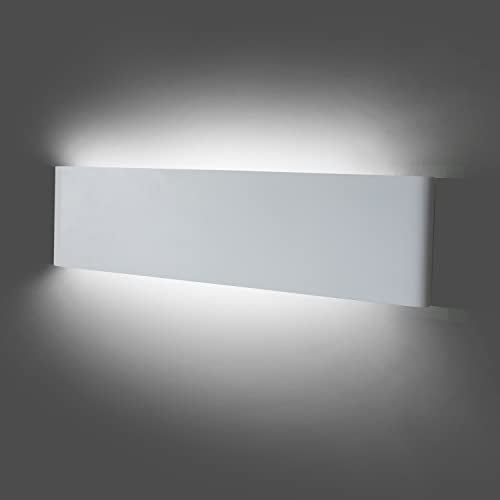 KICAAO 15.7in White Modern Wall Sconce 2-Pack,16W White Light 5000K - color: White Light 5000K