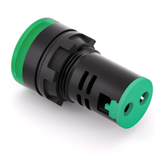 GASHER 10PCS 110V 20mA Energy Saving Indicator Light Green - color: Green