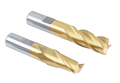 Accusize Industrial Tools End Mill, 3/16" to 3/4", 20 Pc, 1810-0100 - size: 0.1875" to 0.75", 20 pc
