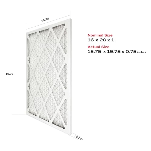 True Blue Allergen 16x20x1 Air Filter , MERV 11, 4 Count (Pack of 1) - size: 16" x 20" x 1"