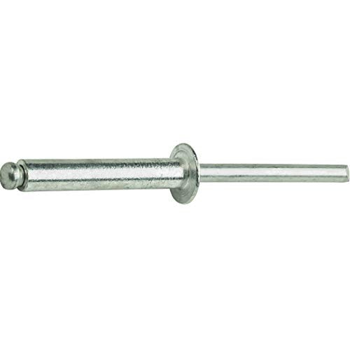 Fastenere Pop Rivets - 1/4" x 7/8" (25pcs) Heavy Duty, Open-End, Aluminum, Dome-Head Blind Rivets, Corrosion-Resistant, High Tensile & Shear Strength, 8-14 Gap 0.751"-0.875" - size: 1/4" x 7/8" (8-14) (25 Pack)
