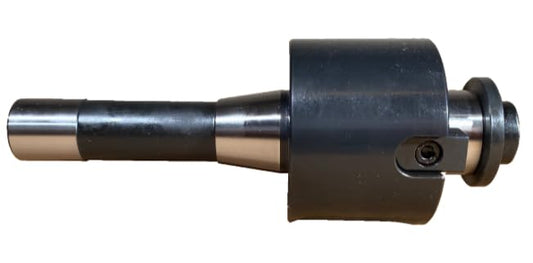 R8 Shank Shell Face Mill Arbor Adapter, 1.25 Inch Pilot, 2 Inch Body Length, Precision Holder for Bridgeport Milling Machines