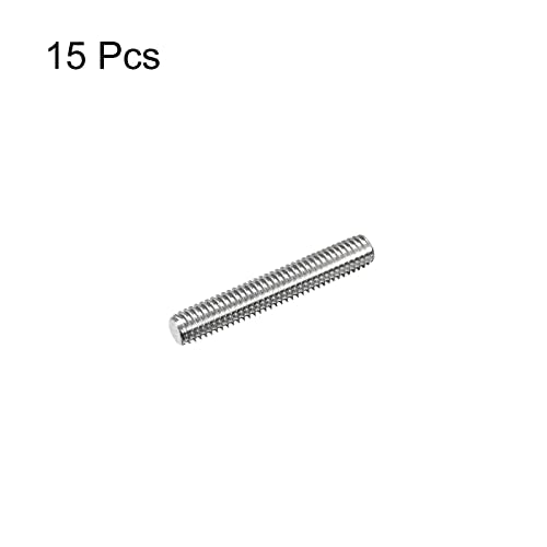 MECCANIXITY Fully Threaded Rod M6 x 35mm 1mm Thread Pitch 304 Stainless Steel Right Hand Threaded Rods Bar Studs 15 Pack - size: M6 x 35mm