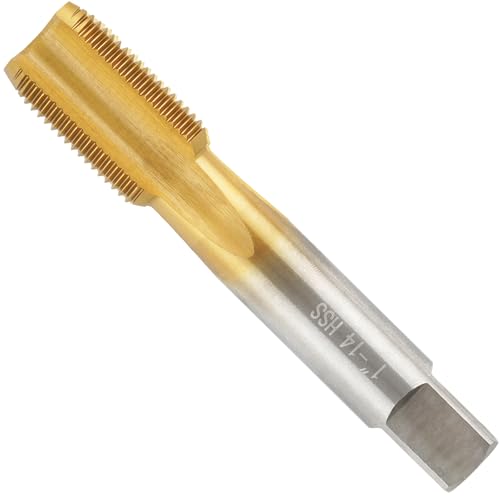 1"-14 Ti-Coated Tap and 15/16 Drill Bit Set - size: SAE 1"-14 Tap & 15/16" Drill