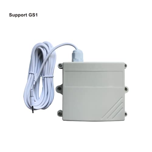 Thermometer Hygrometer, Wireless Temperature Data Logger, Remote Humidity Monitor for Refrigerated Truck Free App Email Alarm, IFTTT 2.4GHz only (GS1-AETH1RS + CO2 Probe) - style: GS1-AETH1RS + CO2 probe
